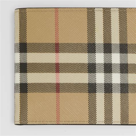 burberry vintage check bifold wallet|burberry wallet men's price.